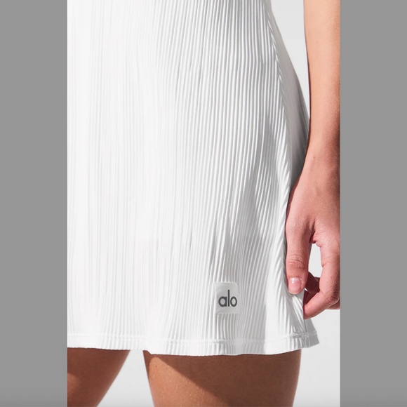 Alo Micro Plisse Game On Tennis Dress - Picture 4 of 6